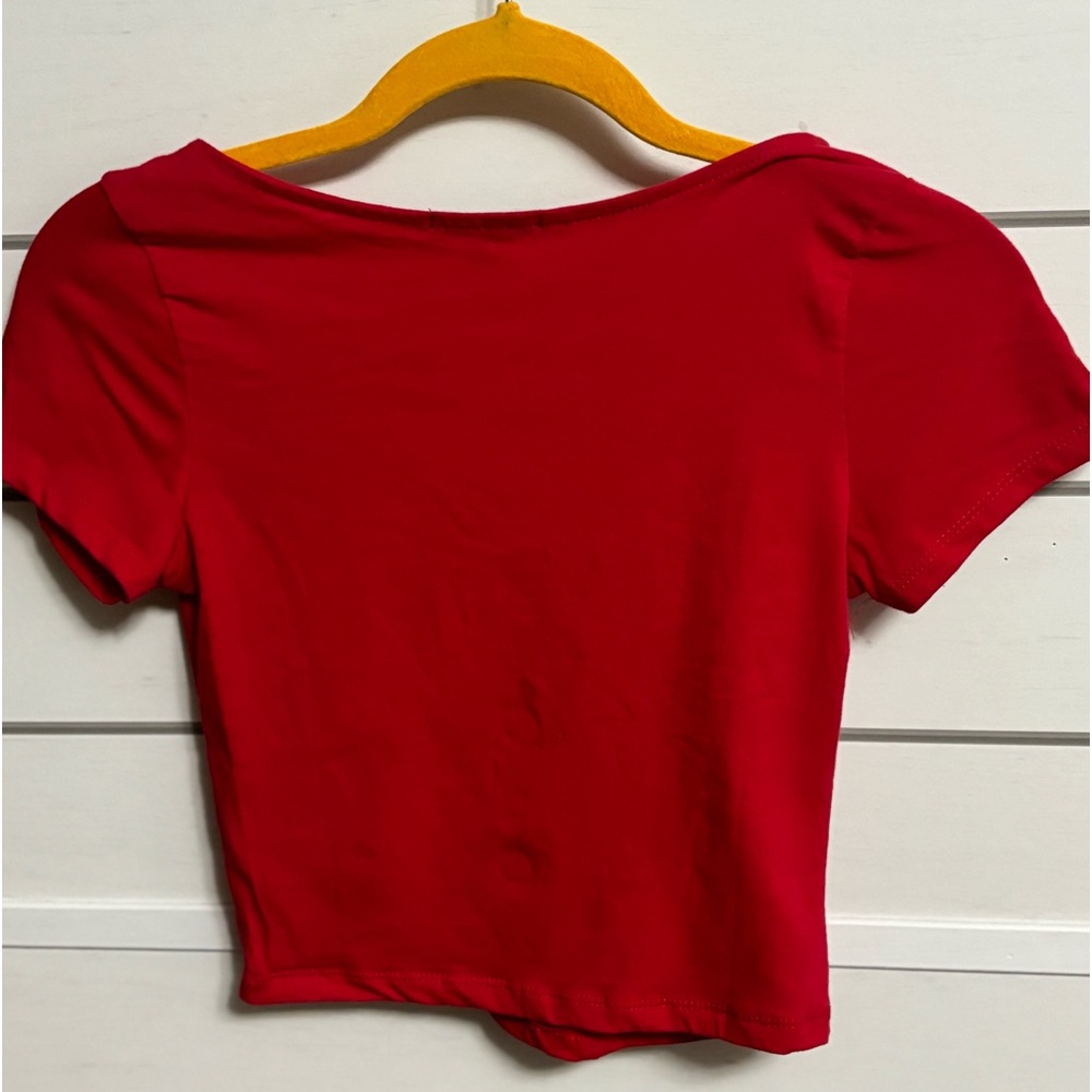Cherry Red Blouse - Picture 2 of 3